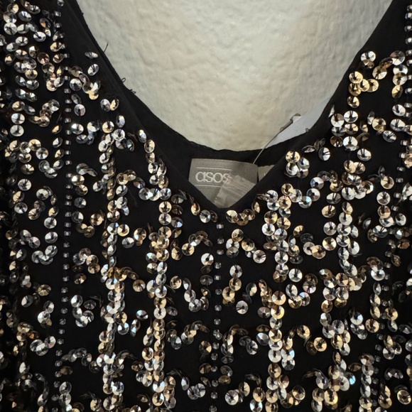 ASOS Curve Black and White Mini Dress - Picture 6 of 7